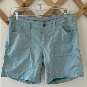 Kuhl Women's Teal Drawstring Shorts Size 8